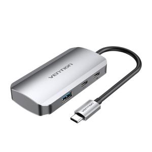 Hub USB Tipo-C TNDHB/ 3xUSB/ 1xUSB Tipo-C/ 1xUSB Tipo-C PD