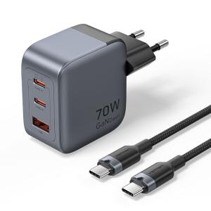 TZ-FEXH0-EU cargador de dispositivo móvil Gris Interior