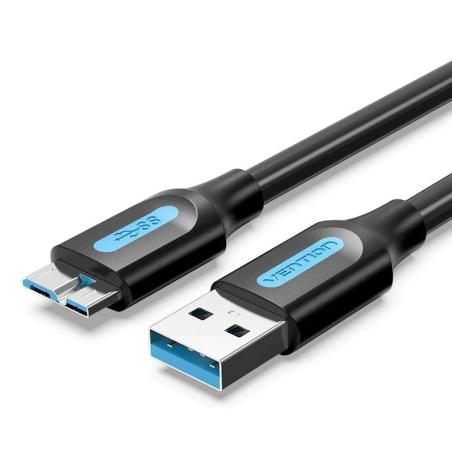 COPBI cable USB USB 2.0 3 m USB A Micro-USB B Negro