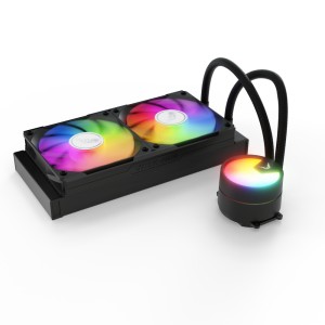 A240 Black Procesador Sistema de refrigeración líquida todo en uno 24 cm Negro