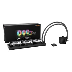 be quiet! LIGHT LOOP IO LCD | 360mm Procesador Sistema de refrigeración líquida todo en uno 12 cm Negro 1 pieza(s)