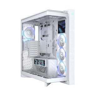 ASUS ROG CRONOX GR801 CURVE TG ARGB WHITE Midi Tower Blanco