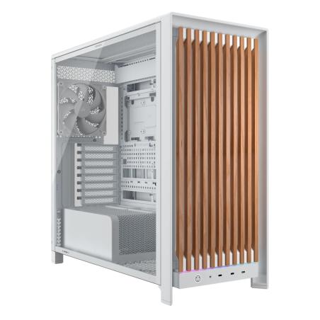 FRAME 5000D WOOD RS Midi Tower Nuez, Blanco