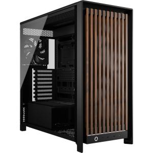 FRAME 5000D WOOD RS Midi Tower Negro, Nuez