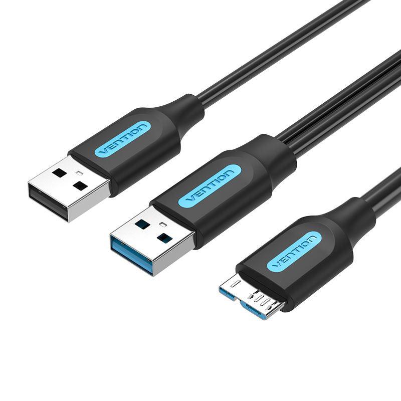 CQPBF cable USB USB 3.2 Gen 1 (3.1 Gen 1) 1 m USB A Micro-USB B Negro