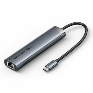 TGNHB base para portátil y replicador de puertos Alámbrico USB 3.2 Gen 1 (3.1 Gen 1) Type-C Gris