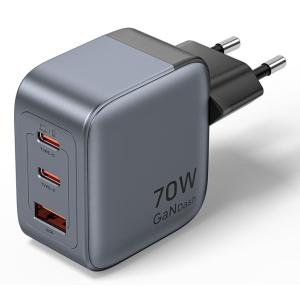 FEXH0-EU cargador de dispositivo móvil Reloj inteligente, Portátil, Smartphone, Tableta Gris Corriente alterna Carga rápida Inte