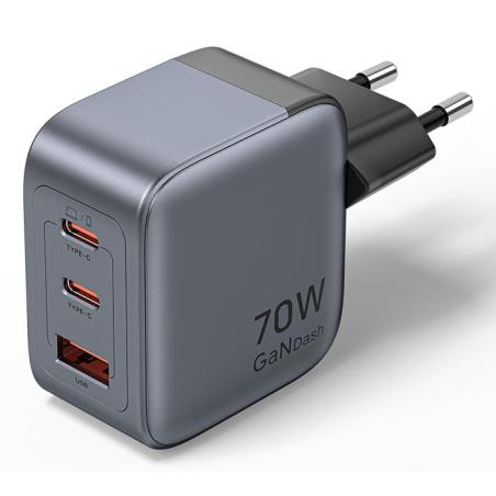 FEXH0-EU cargador de dispositivo móvil Reloj inteligente, Portátil, Smartphone, Tableta Gris Corriente alterna Carga rápida Inte