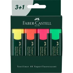Textliner 48 rotulador de punta fina Fino Verde, Naranja, Rosa, Amarillo - Pack de 5 unidades254831