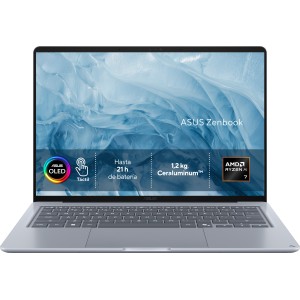 ASUS Zenbook 14 OLED UX3480KA-U2218W Copilot+ PC Copilot+ PC - Ordenador Portátil " WUXGA (AMD Ryzen AI 7 345, 16GB RAM, 512GB