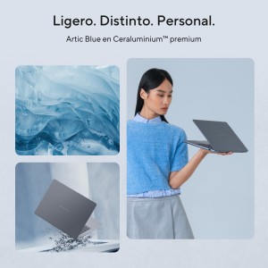 ASUS Zenbook 14 OLED UX3480KA-U2218W Copilot+ PC Copilot+ PC - Ordenador Portátil " WUXGA (AMD Ryzen AI 7 345, 16GB RAM, 512GB