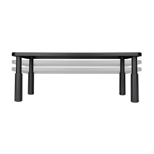 AISENS Soporte elevador multiusos para monitor portátil, negro