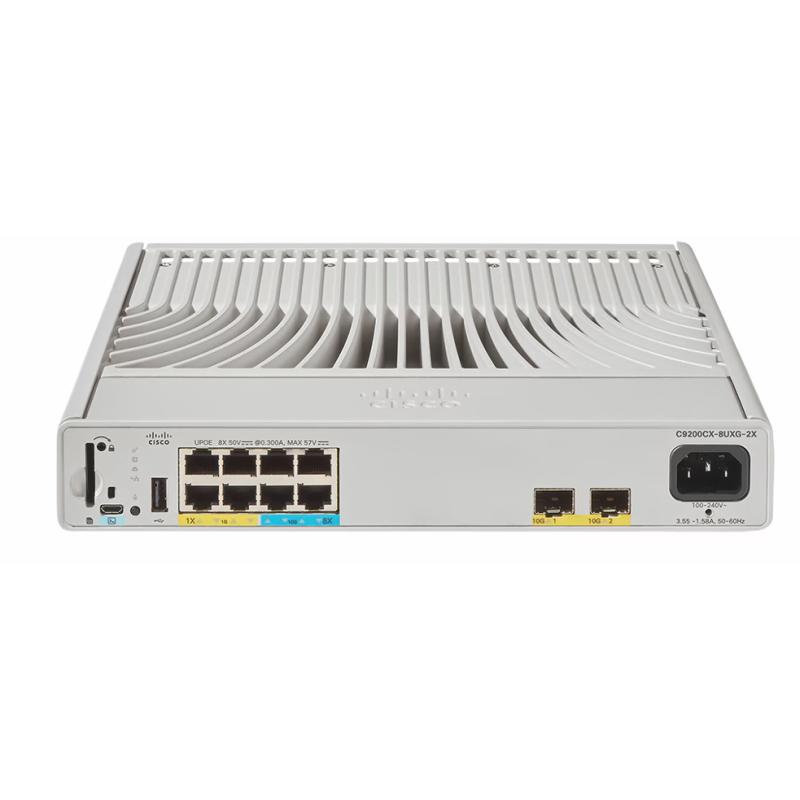Catalyst C9200CX-8UXG-2X-E switch Gestionado L2/L3 Energía sobre Ethernet (PoE) Gris