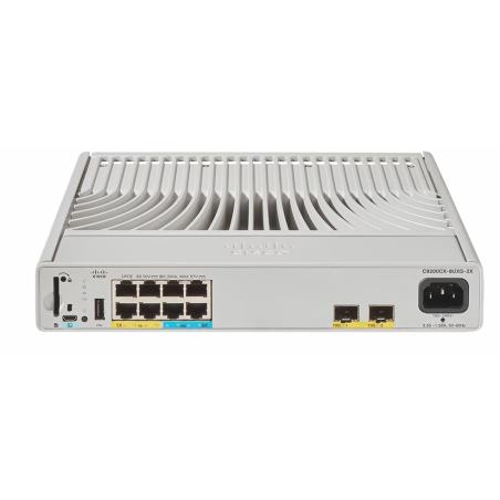Catalyst C9200CX-8UXG-2X-E switch Gestionado L2/L3 Energía sobre Ethernet (PoE) Gris