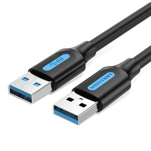 Cable USB 3.0 CONBH/ USB Macho - USB Macho/ 2m/ Negro