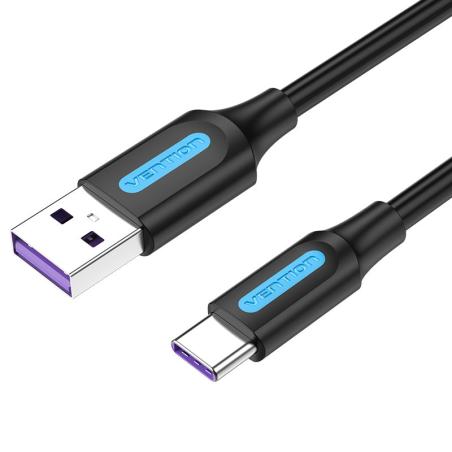 CORBH cable USB USB 2.0 2 m USB A USB C 0,48 Gbit/s Negro