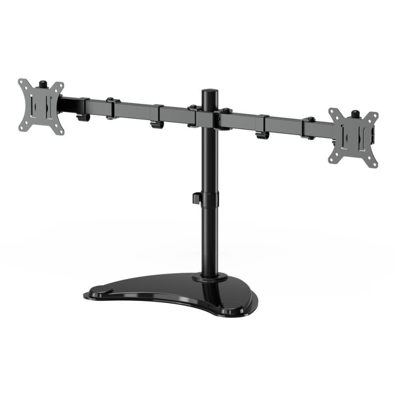 MS-D2ST-02 soporte para monitor 81,3 cm (32") Escritorio Negro