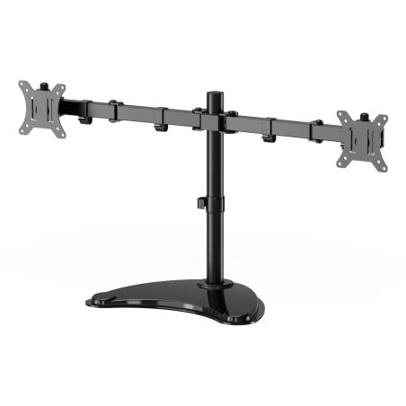 MS-D2ST-02 soporte para monitor 81,3 cm (32") Escritorio Negro