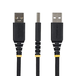 StarTech.com Cable Cargador USB-A a USB-C de 2m - 15W 3A - Cable USB a Tipo C de Carga Rápida Trenzado de Nailon -