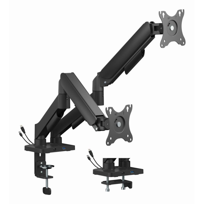 MA-DA2U-01 soporte para monitor 81,3 cm (32") Escritorio Negro