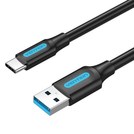 COZBF cable USB USB 3.2 Gen 1 (3.1 Gen 1) 1 m USB A USB C 5 Gbit/s Negro