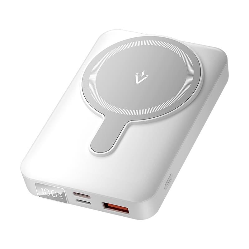 FHTW0 batería externa 10000 mAh Cargador inalámbrico Blanco