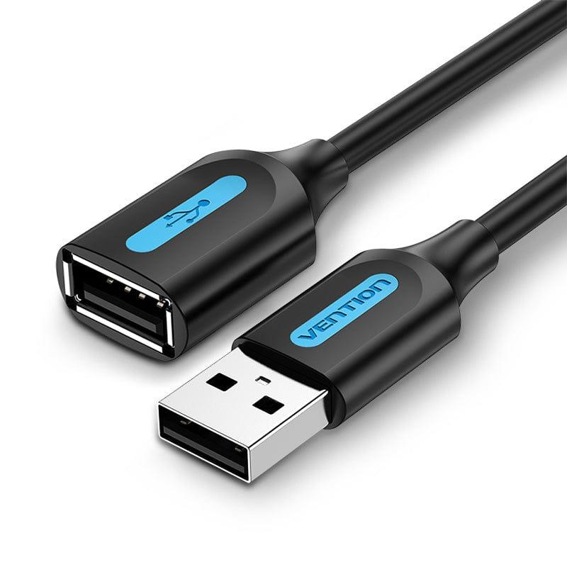 Cable Alargador USB 2.0 CBIBH/ USB Macho - USB Hembra/ 2m/ Negro