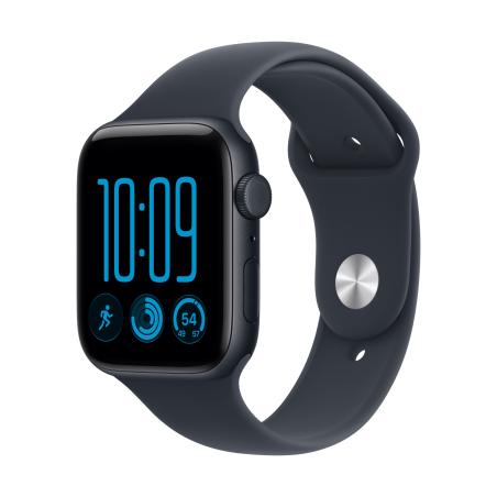 Watch SE (3nd generation) SE 3 (GPS + Cellular) - Caja de aluminio en color medianoche de 44 mm - Correa deportiva azul marino -