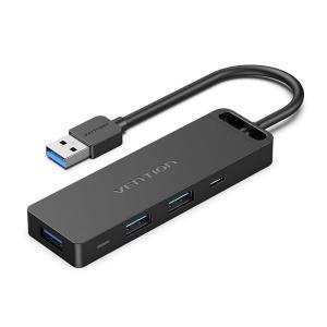 CHVBB hub de interfaz USB 3.2 Gen 1 (3.1 Gen 1) Type-A 5000 Mbit/s Negro