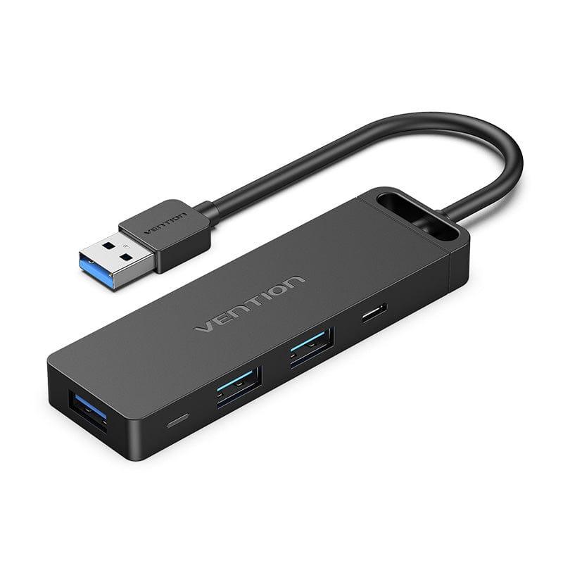 CHVBB hub de interfaz USB 3.2 Gen 1 (3.1 Gen 1) Type-A 5000 Mbit/s Negro