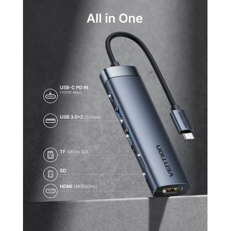 ADKB0 hub de interfaz Gris