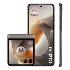 Motorola razr 70 17,5 cm (6.9") SIM doble Android 16.0 5G USB Tipo C 8 GB 256 GB 4800 mAh Color piedra