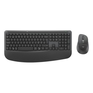 Logitech Signature Comfort Plus Combo MK880 for Business teclado Ratón incluido Universal USB + Bluetooth QWERTY Español Grafito