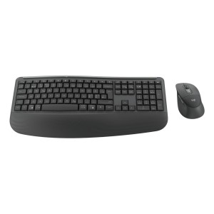 Logitech Signature Comfort Plus Combo MK880 for Business teclado Ratón incluido Universal USB + Bluetooth QWERTY Español Grafito
