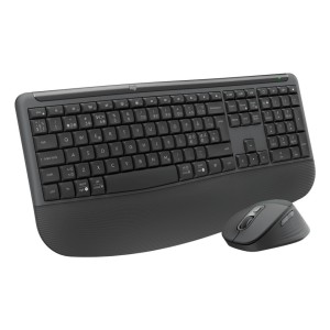 Logitech Signature Comfort Plus Combo MK880 for Business teclado Ratón incluido Universal USB + Bluetooth QWERTY Español Grafito