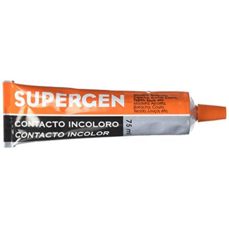 ADHESIVO DE CONTACTO INCOLORO EN TUBO TIPO CLASICO 75ML. SUPERGEN 62601-00000-05
