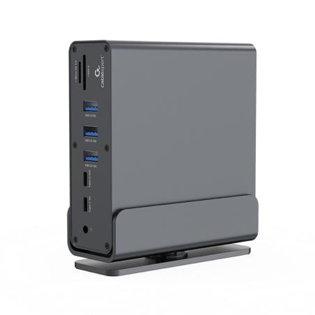 A-CF-COMBO15-01 hub de interfaz USB Tipo C 10000 Mbit/s Gris