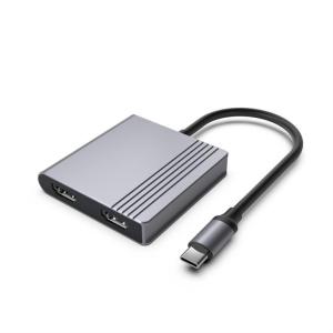 A-CM-COMBO3-04 hub de interfaz USB Tipo C 5000 Mbit/s Gris