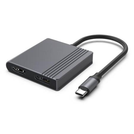 A-CM-HDMIFDPF-01 hub de interfaz USB Tipo C Gris
