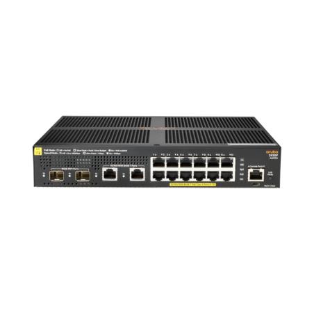 Aruba 2930F 12G PoE+ 2G/2SFP+ Gestionado L3 Gigabit Ethernet (10/100/1000) Energía sobre Ethernet (PoE) 1U Negro