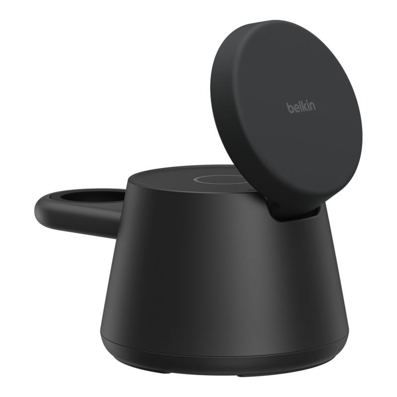 WIZ052kqBK Smartphone, Auriculares, Reloj inteligente Negro USB Cargador inalámbrico Carga rápida Interior