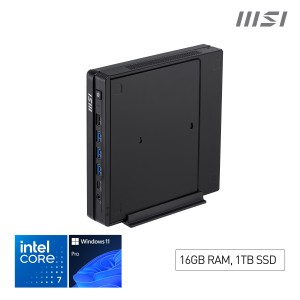 MSI Pro DP10 A14MG-001EU workstation Intel® Core™ i7 i7-14700 16 GB DDR5-SDRAM 1 TB SSD Windows 11 Pro Mini PC Negro