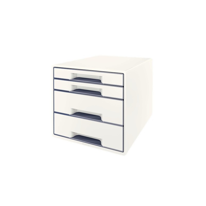 Leitz WOW Cube organizador para cajón de escritorio Plástico Blanco