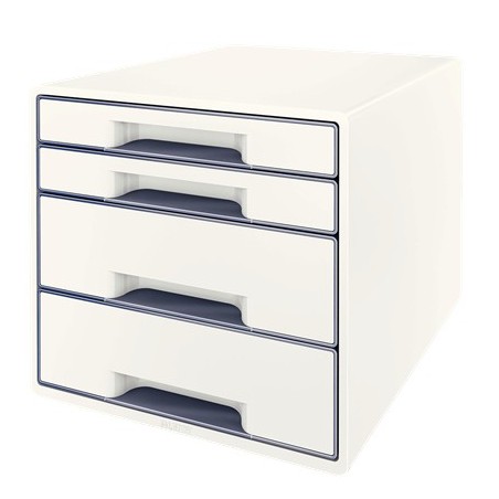 Leitz WOW Cube organizador para cajón de escritorio Plástico Blanco