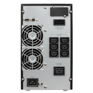 Eaton 9E 3000i XL sistema de alimentación ininterrumpida (UPS) Doble conversión (en línea) 3 kVA 2400 W 7 salidas AC