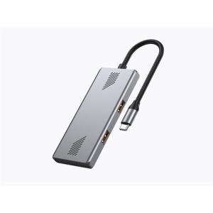 UHB-CM-U310-A2C2-01 hub de interfaz USB 3.2 Gen 1 (3.1 Gen 1) Type-C Plata