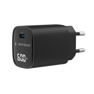 TA-UC-1C-PD60LCD-01-BK cargador de dispositivo móvil Portátil, Smartphone, Tableta Negro Corriente alterna Carga rápida Interior