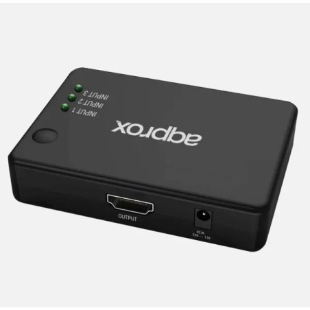 APPC29V4 hub de interfaz 3400 Mbit/s Negro