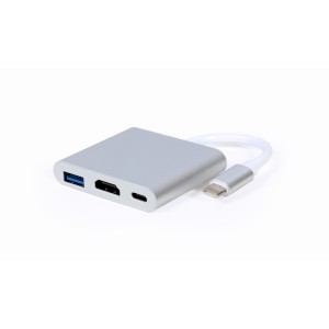 A-CM-HDMIF-02-SV Adaptador gráfico USB Plata