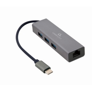 A-CMU3-LAN-01 base para portátil y replicador de puertos USB 3.2 Gen 1 (3.1 Gen 1) Type-C Gris
